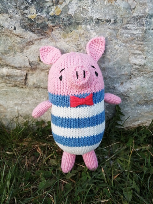 Easy and Cute Knitted Piglet Patterns 3