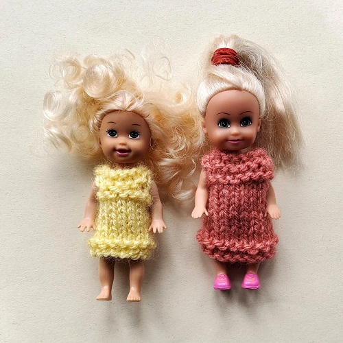 Knitted Toy Dress Free Patterns 3