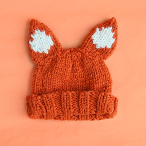 Super Chunky Fox Hat
