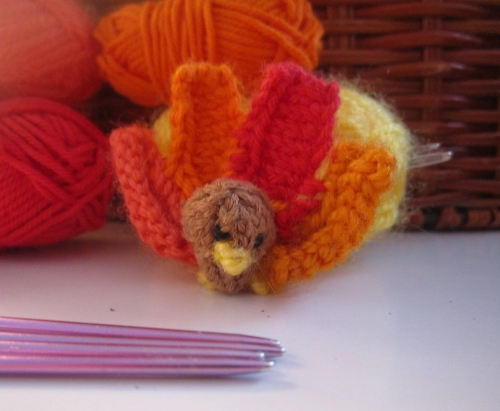 Tiny Turkey Free Knitting Pattern