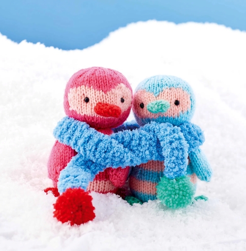 Stunning Knitted Winter Dolls Patterns