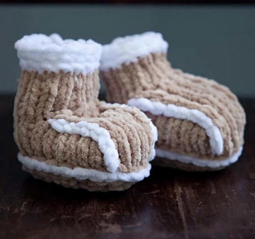 best Knitted Baby Booties Free Patterns 4