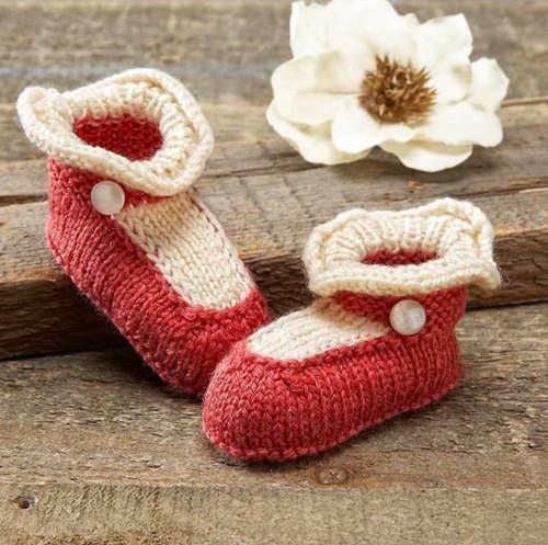 best Knitted Baby Booties Free Patterns 2