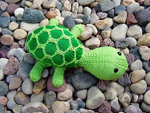 stuffed turtle knitting pattern