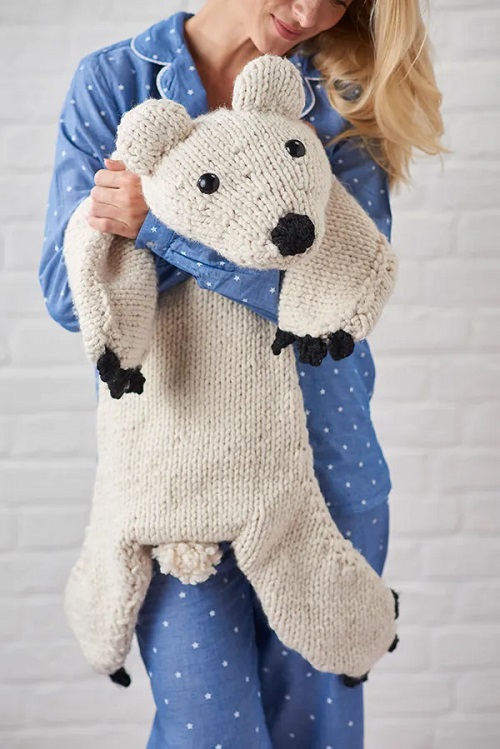 Knitted Polar Bear Free Patterns 4