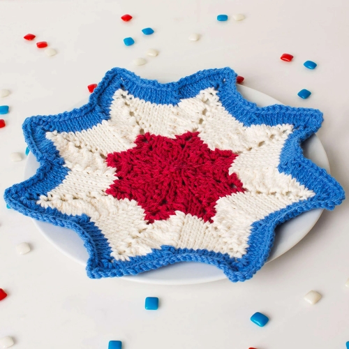 American Knit Dishcloth Pattern