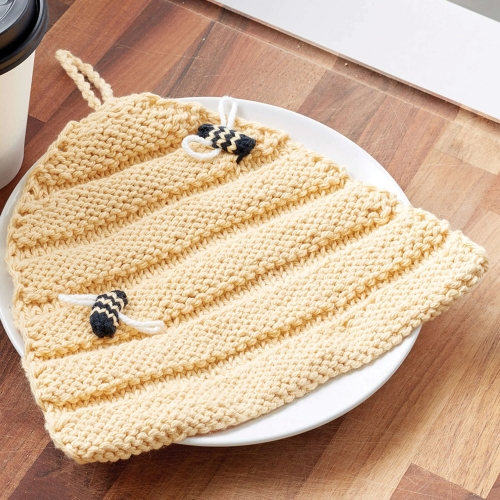 Beehive Knit Dishcloth Pattern