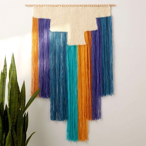 Cascading Knit Wall Hanging Pattern