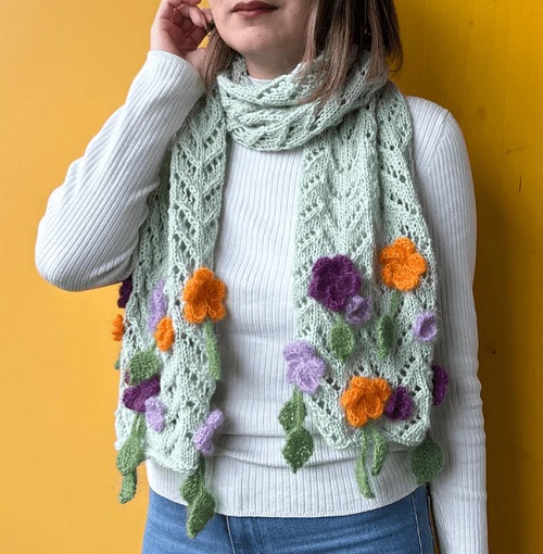 floral scarf