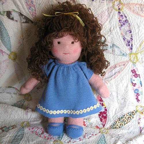 Felted Waldorf Doll