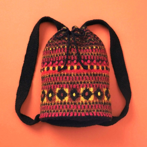 Knit Felted Tribal Duffle Pattern