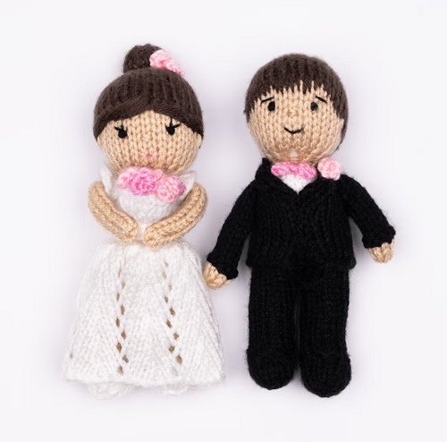 Knitted Bride and Groom Paid Patterns 2