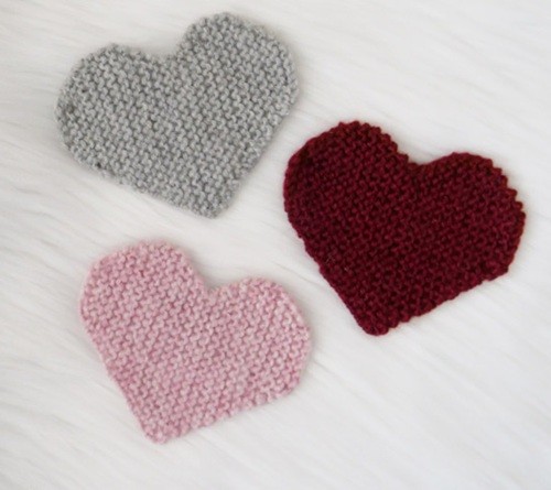 Knitted Heart in Minutes