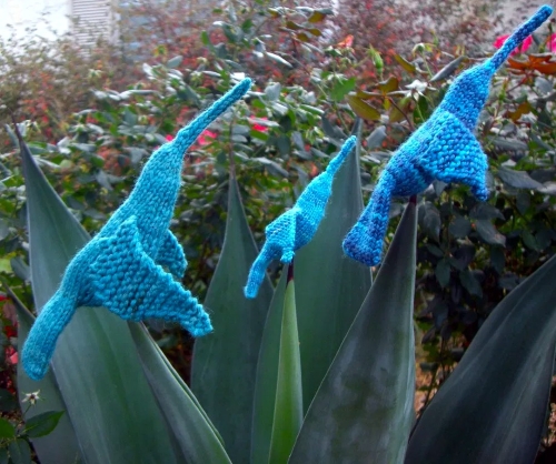 Knitted Hummingbirds