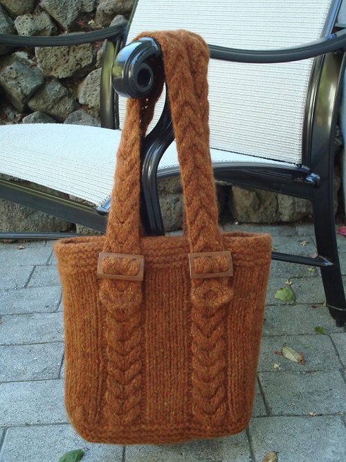 Autumn Aran Purse
