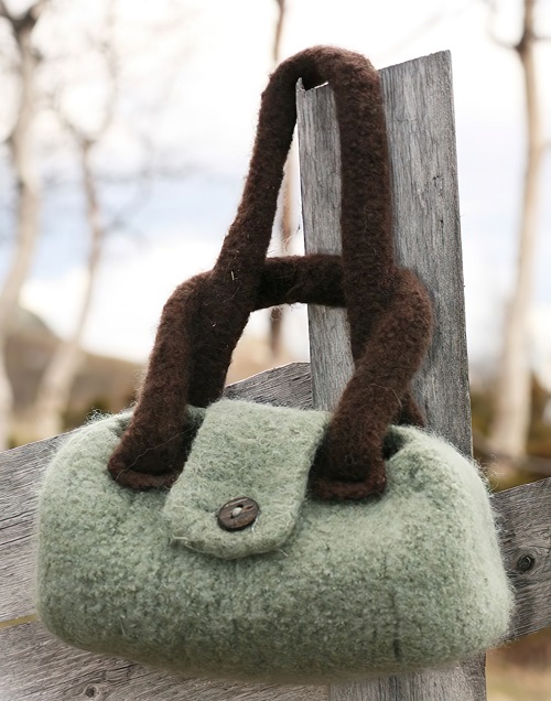 felted purse