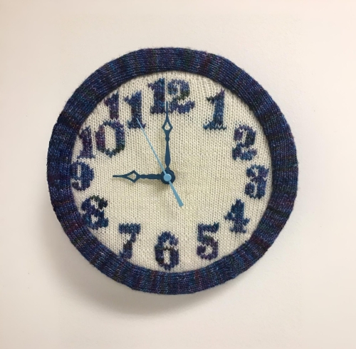 Knitted Wall Clock