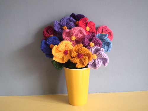 Unique Flowers Free Knitting Patterns 1
