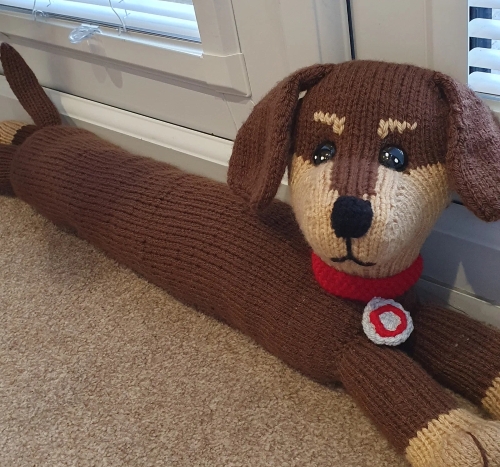 The Dachshund Draught Excluder