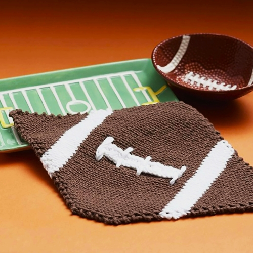 Touchdown Dishcloth Pattern