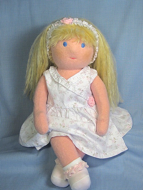 Waldorf Style Felted Doll