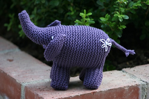 Knitted Mini Elephants Free Patterns 12