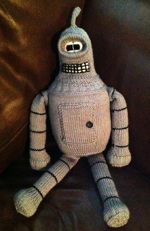 A Good-Sized Stuffed Robot