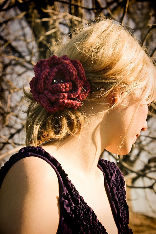 DIY Knitted Hair Accessory Ideas 4