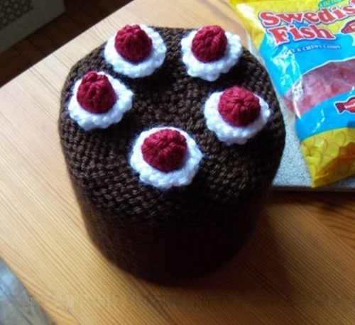 Black Forest Cake Toilet Paper Roll Cover