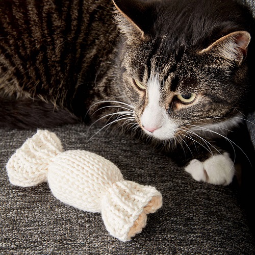 Free Knitted Toy For Cat 3