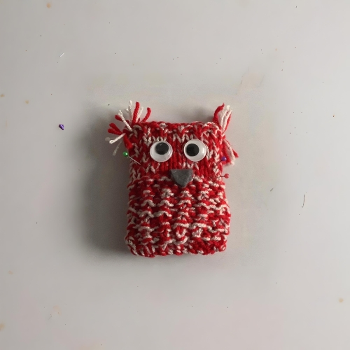 Knit Owl Pincushion Free Pattern
