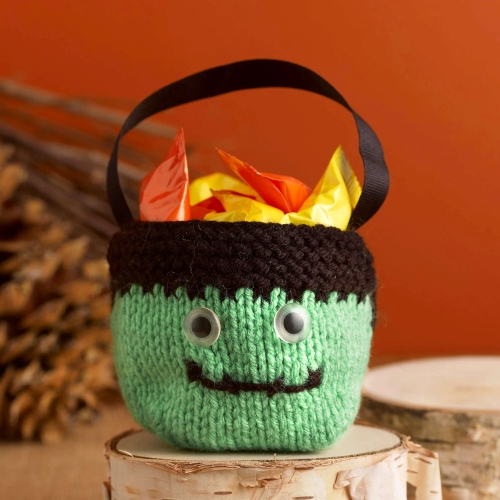 Knitted Monster Treat Bag