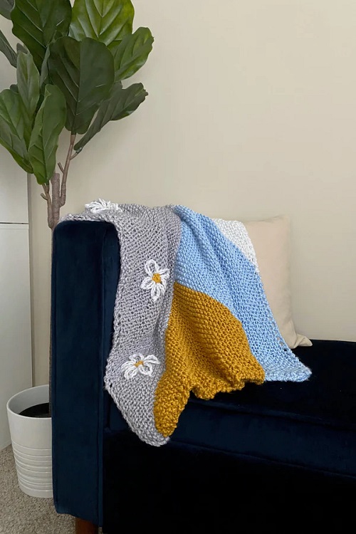 Summer Daisy Blankie