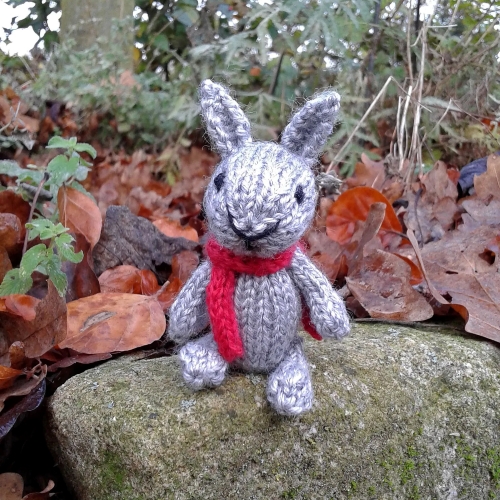 Adorable Knitted Little Bunny