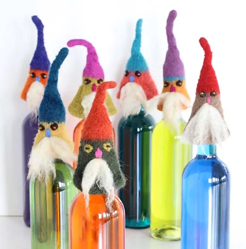 Elves, Gnomes, Wizards, Santa, And Leo Tolstoy Bottle Hat