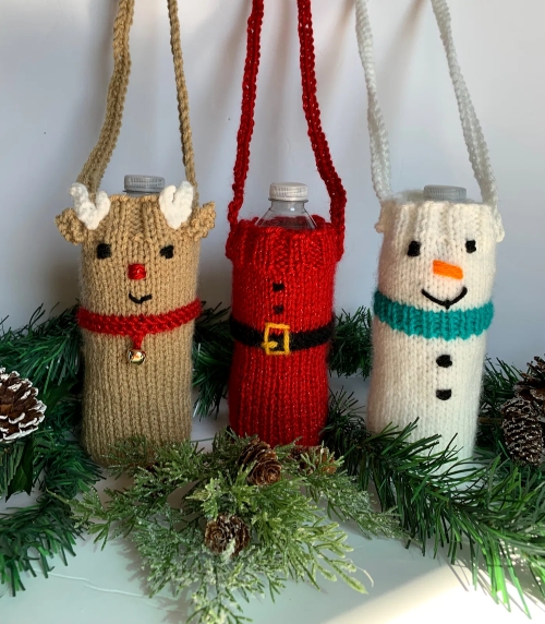 Festive Water Bottle Holders