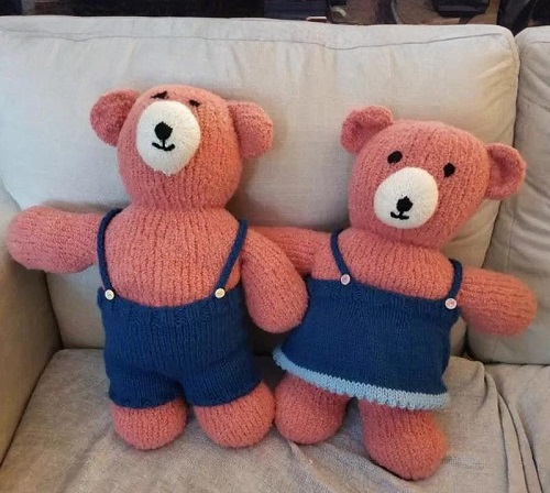 knitted Teddy Bears