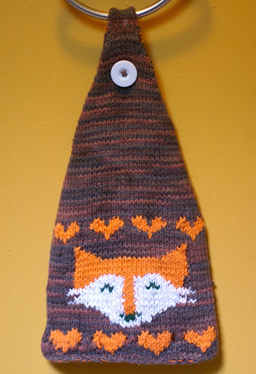 Knitted Tea Towel Free Pattern 2