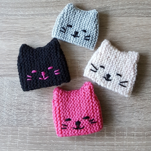 Knit Kitty Egg Cozy