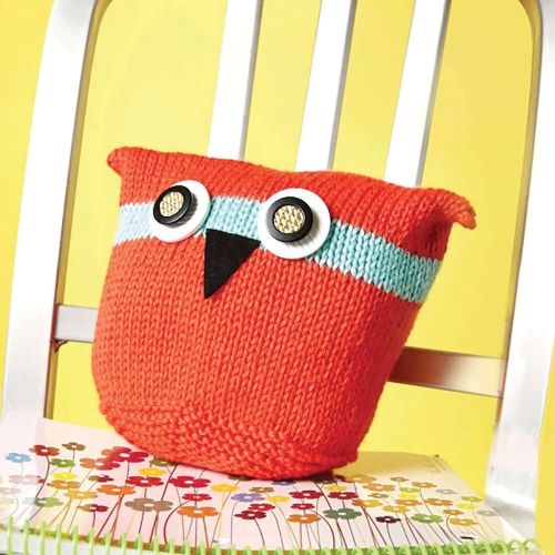 Knit Let's Begin With Owl Pattern