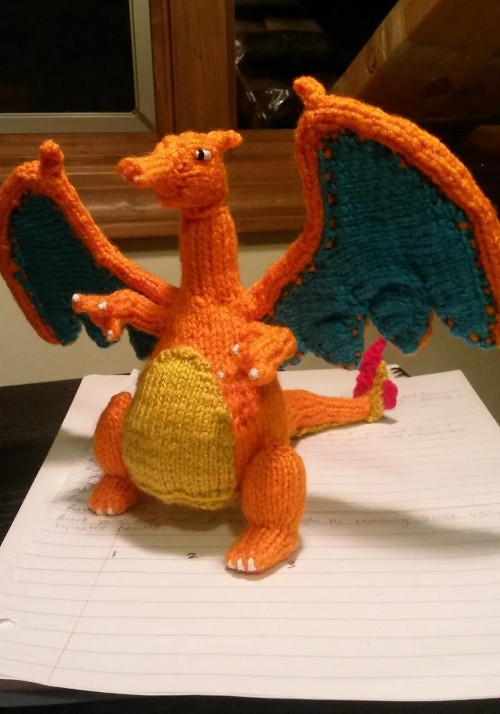 Knitted Charizard