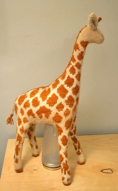 Knitted Cheeky Giraffe