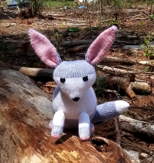 Knitted Desert Fox