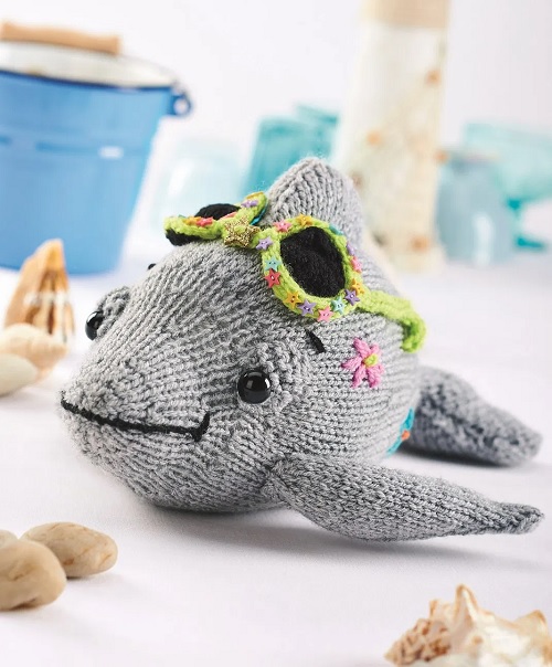 Dolphin Toy Knitting Pattern
