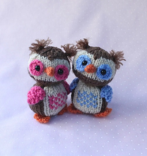 Knitted Mini Owl Free Patterns