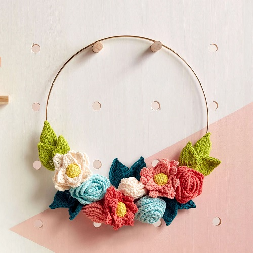 Bloom Knit Wreath