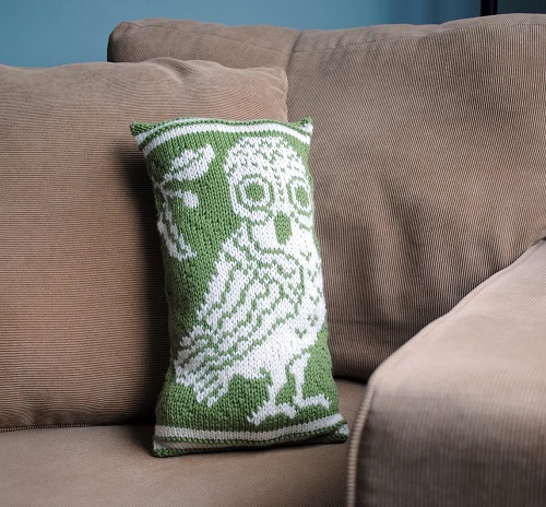 Athena's Owl Pillow