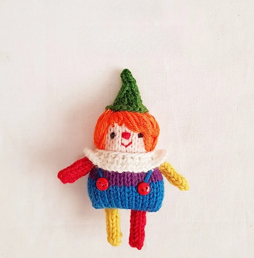 knitted clown