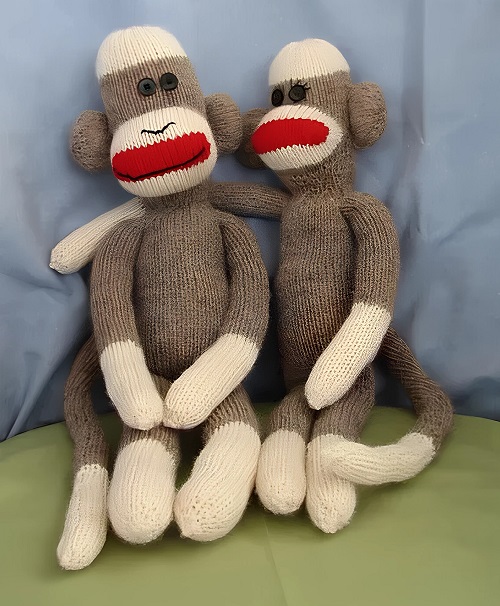 knitted Sock Monkey
