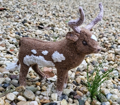 Knitted Texas Longhorn